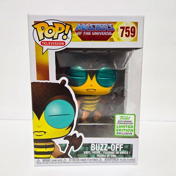Funko Pop - MOTU - Buzz-Off #759 (2019 Spring Convention Exclusive) - Picture 1 of 7